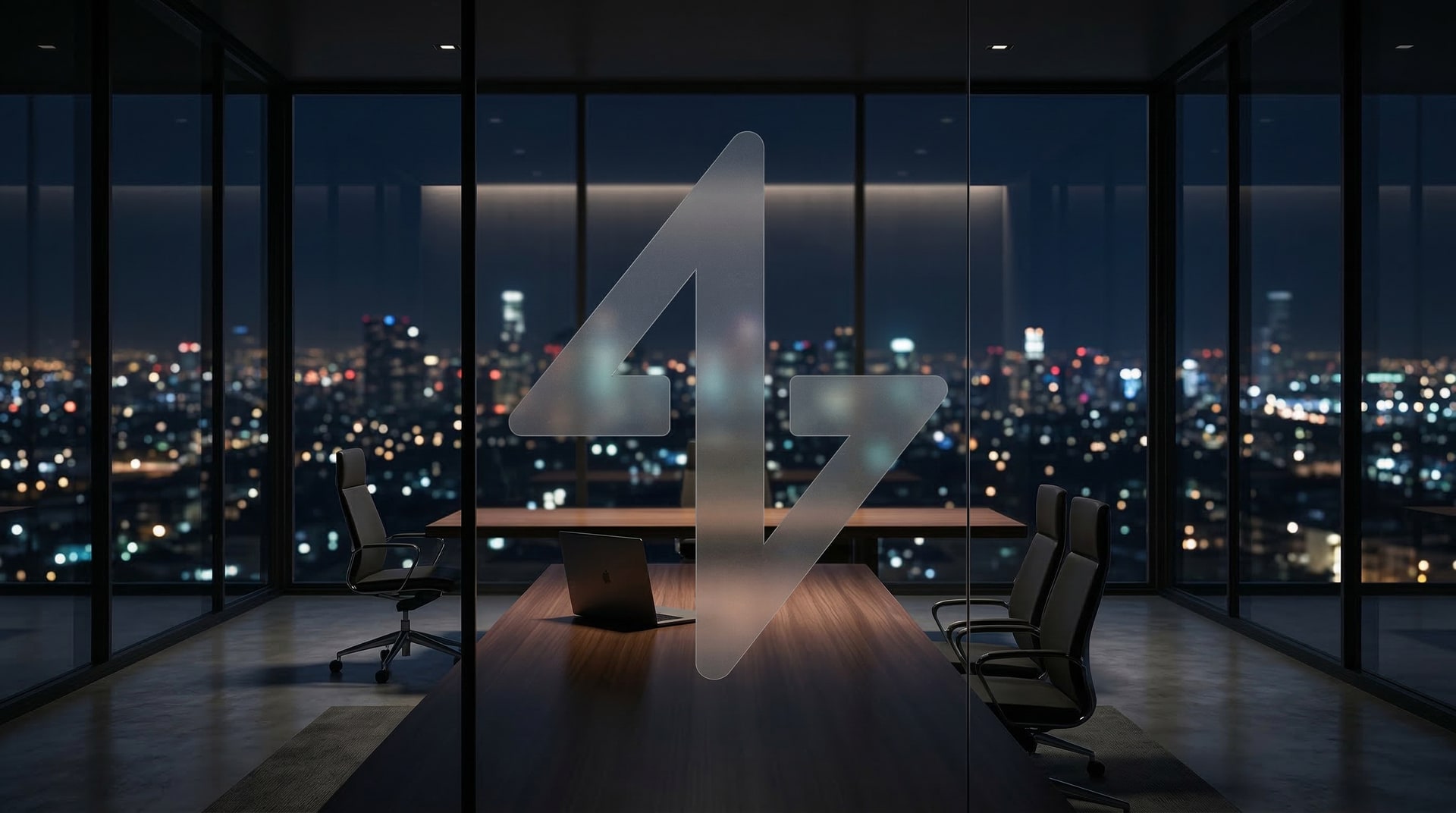 Modern office meeting space